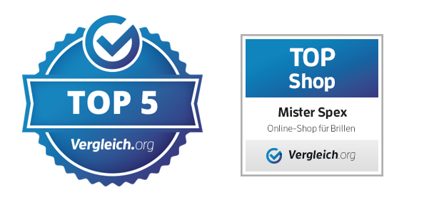 Mister Spex im Test – ausgezeichnet als einer der Top 5 Online-Brillenshops bei Vergleich.org